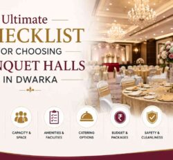 best banquet hall in Dwarka checklist