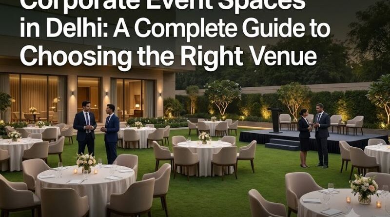 Corporate Event Spaces in Delhi A Complete Guide to Choosing the Right Venue